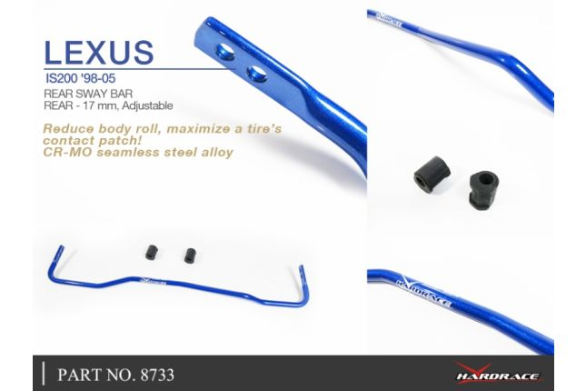 Hardrace - Rear Sway Bar Lexus IS/Altezza 3 201721811142011n14v20bl 0b4d