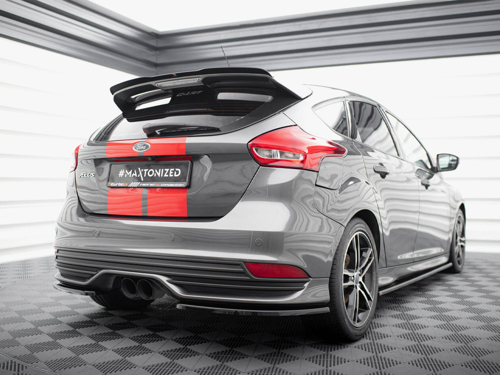Maxton Design Ford Focus ST Rear Spats - Gloss (Facelift Mk3 2015-2018) 1 Maxton Design Ford Focus ST Rear Spats - Gloss (Facelift Mk3 2015-2018)