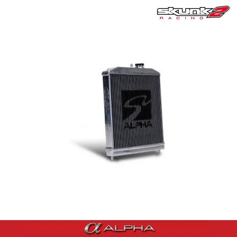 Skunk2 - Alpha Series Half Radiator Honda Civic EF CRX 88-91 1 SKUNK2 - Honda Aluminum Radiator Half-Size Racing Alpha-Series (Civic/CRX 87-93)