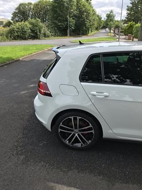 Maxton Design VW Golf 7 Spoiler Extension - Gloss (GT / R-Line Fit) (2013-2016) 3 3 piece and extension 1