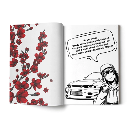 Revoke Japanese Legends Coloring Book - Japanese Cars 6 Revoke Japanese Legends Coloring Book - Japanese Cars - Image 6
