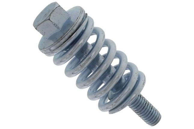 SRS Exhaust Bolt and Spring M8x70mm (Universal) 1 exhaust bolt and spring M8x70 SRS set