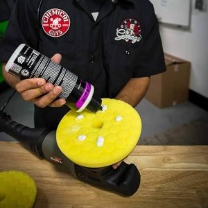 CHEMICAL GUYS - Yellow Hex Logic Quantum Heavy Cutting Pad (5.5" and 6.5")