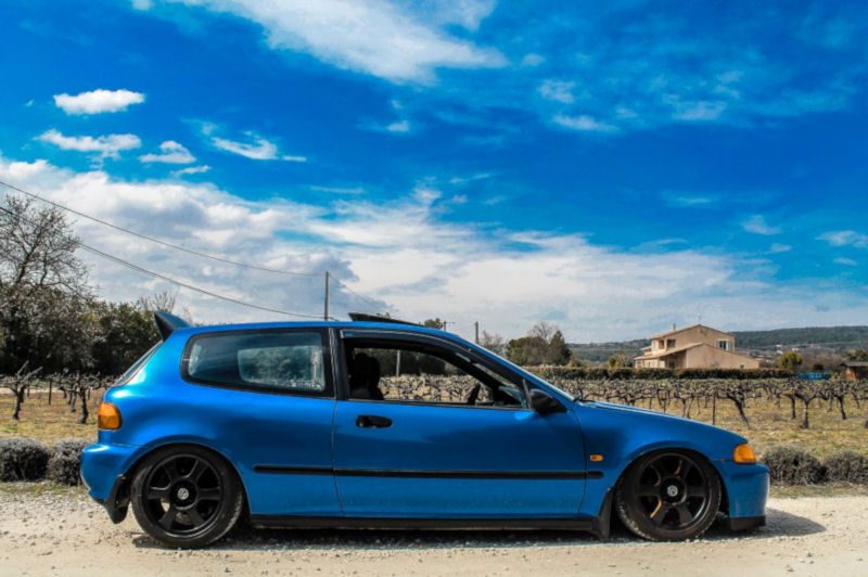 AERODYNAMICS - Honda Civic Spoiler Backyard Special ABS (1991-1996 3 Door) 4 ae sp cv923d bys a 5 1