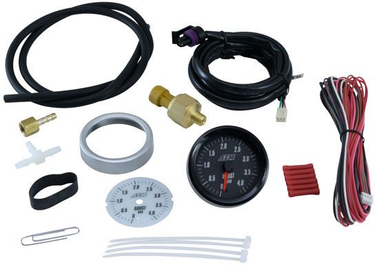 AEM Electronics Boost Gauge Analog Up To 4.1 BAR (Universal) 4 aem 30 5137 2 1