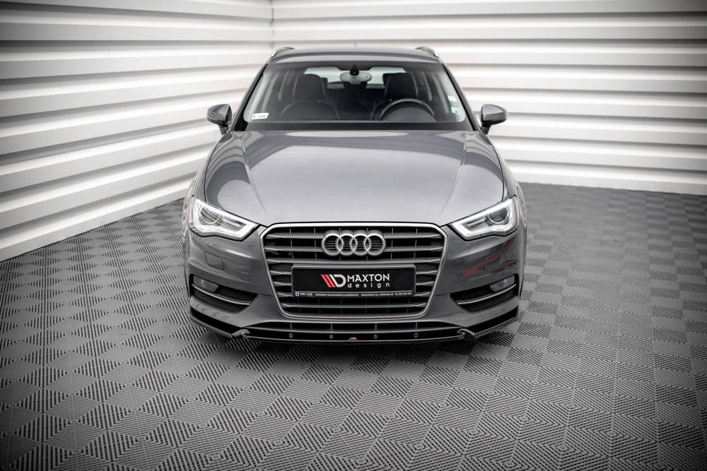 Maxton Design Audi A3 8V Sportback Front Lip v1 - Gloss 13-16 (2013-2016) 2 au a3 8v fd1g b