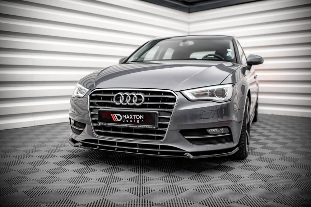 Maxton Design Audi A3 8V Sportback Front Lip v1 - Gloss 13-16 (2013-2016) 1 Maxton Design Audi A3 8V Sportback Front Lip v1 - Gloss 13-16