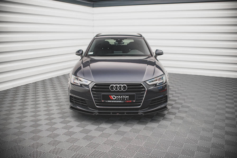 Maxton Design Audi A4 Saloon Front Lip V.1 - Gloss (B9 2015-2019) 2 au a4 b9 fd1g b