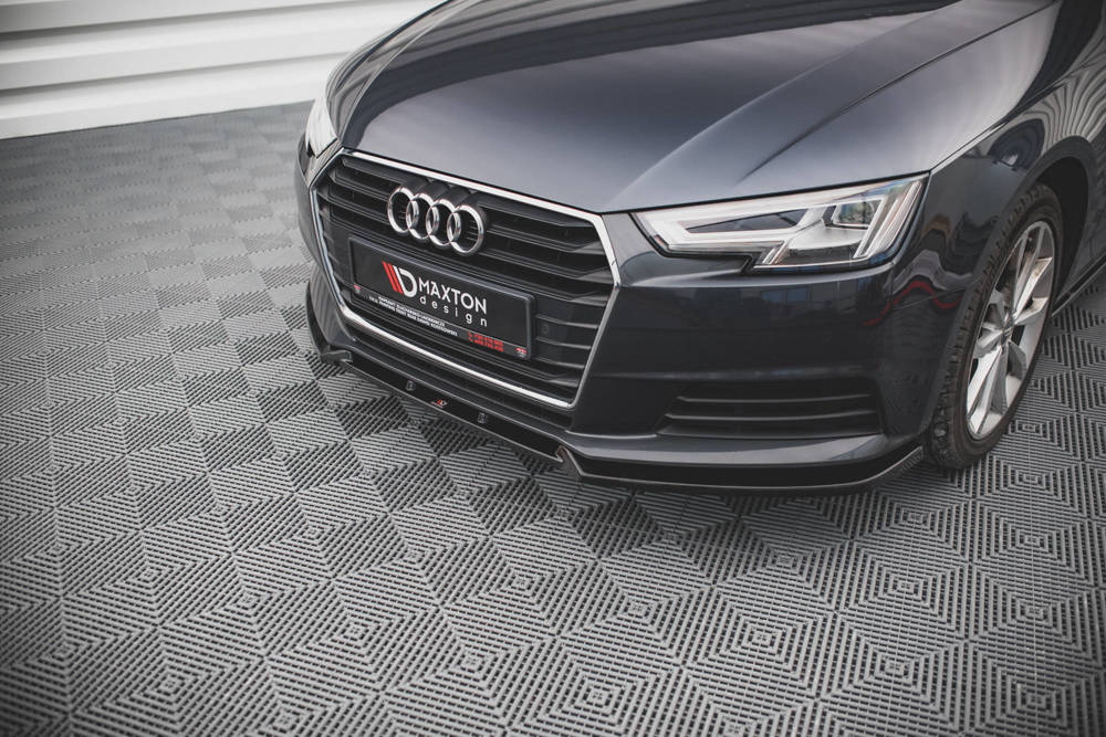 Maxton Design Audi A4 Saloon Front Lip V.1 - Gloss (B9 2015-2019) 3 au a4 b9 fd1g c