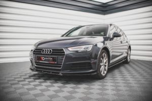 Maxton Design Audi A4 Saloon Front Lip V.1 - Gloss (B9 2015-2019) 10 Audi A4 Saloon Front Lip