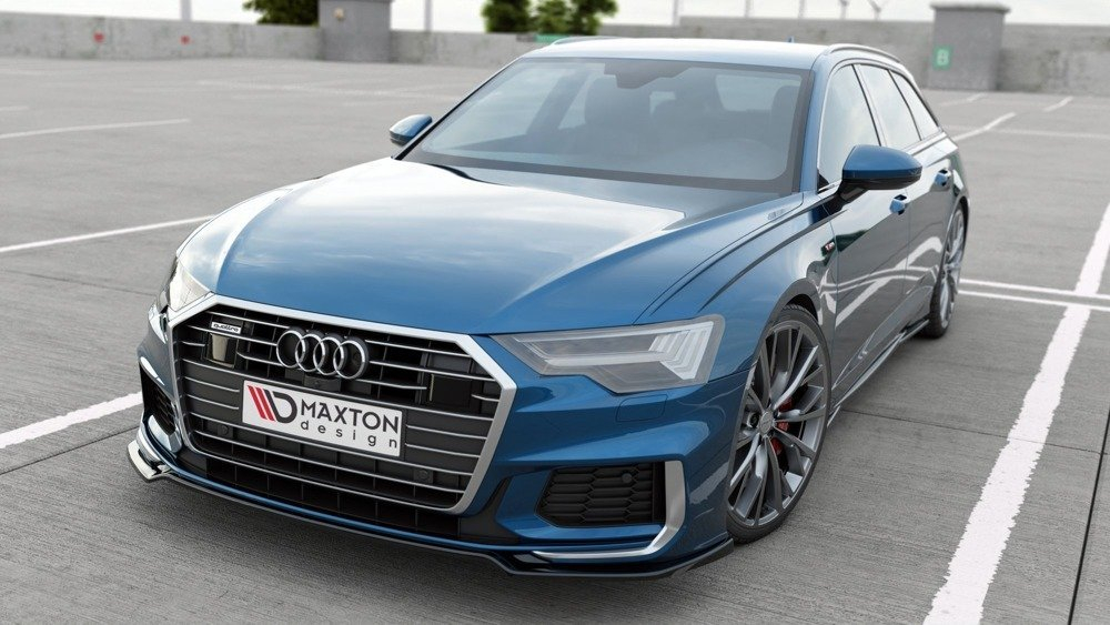 Maxton Design Audi A6 S-Line Front Lip V.1 - Gloss (C8 2018-2023) 1 Maxton Design Audi A6 S-Line Front Lip V.1 - Gloss (C8 2018-2023)