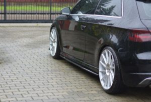 Maxton Design Audi A3 S-Line Side Skirt Extensions - Gloss (8V 2013-2016) 16 Audi A3 S-Line Side Skirt Extensions