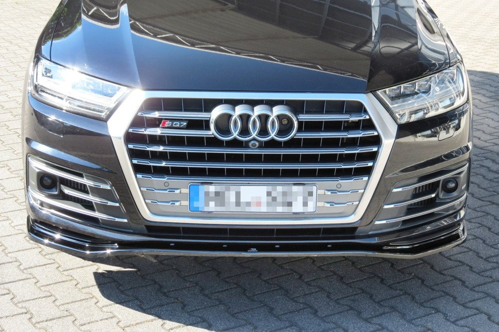 Maxton Design Audi Q7 Sline Front Lip v1 - Gloss (15-19) 4 au sq7 2 fd1g