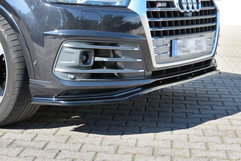 Maxton Design Audi Q7 Sline Front Lip v1 - Gloss (15-19) 2 au sq7 2 fd1g c