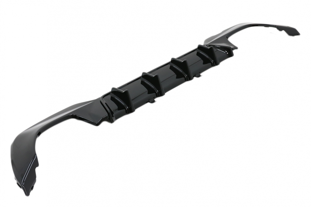 BMW 3 Series G20 Msport Diffuser - Gloss Black M340i Style (2018-2022) 2 b2b rear bumper valance diffuser suitable for bmw 3 6001465 6094356