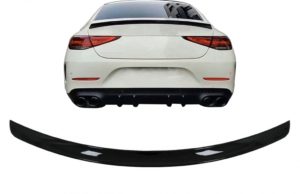Merc CLS C257 (2018-Up) AMG Style Gloss Black Boot Spoiler 7 b2b trunk boot lid spoiler suitable for mercedes cls 6001323 6093184