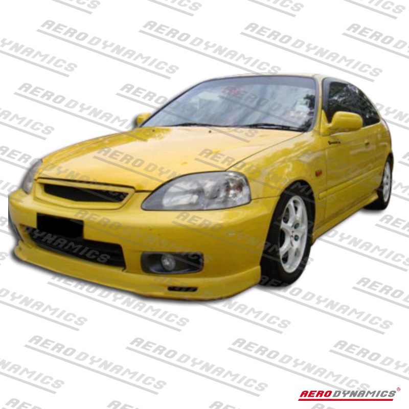 AERODYNAMICS - Honda Civic Bumperlip Spoon Front PU (1995-1998) 3 bl cv96 sp f pu 3