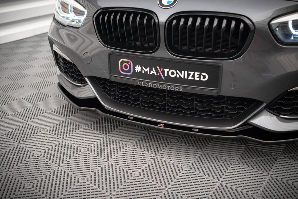 Maxton Design BMW 1 Series Front Lip - Gloss (F20/F21 Facelift 2015-2019) 1 BMW 1 Series Front Lip