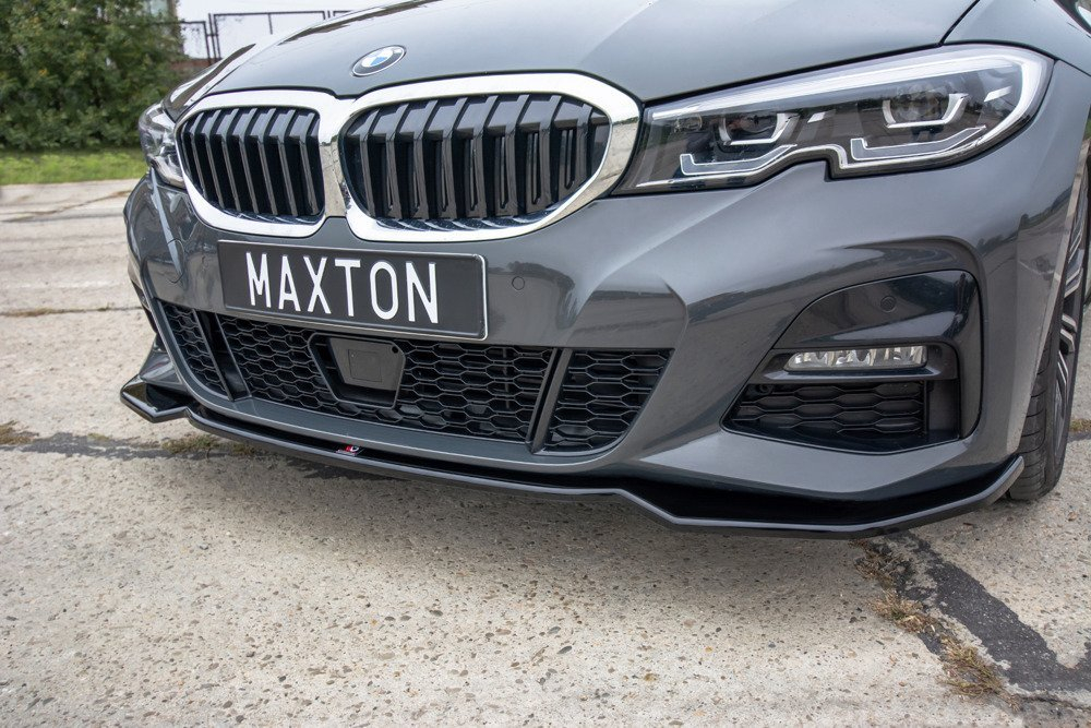 Maxton Design BMW 3 Series MSport Front Lip V.2 - Gloss (G20 2018-2022) 2 bm 3 20 mpack fd2g b