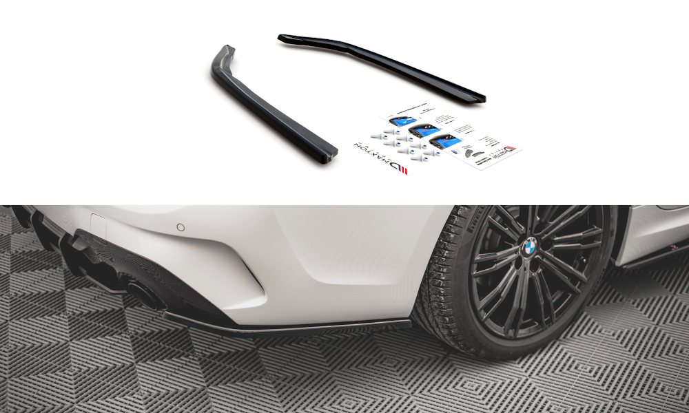 Maxton Design BMW 3 Series G20 MSport Rear Spats V.2 - Gloss (2018-2022) 3 bm 3 20 mpack rsd2g