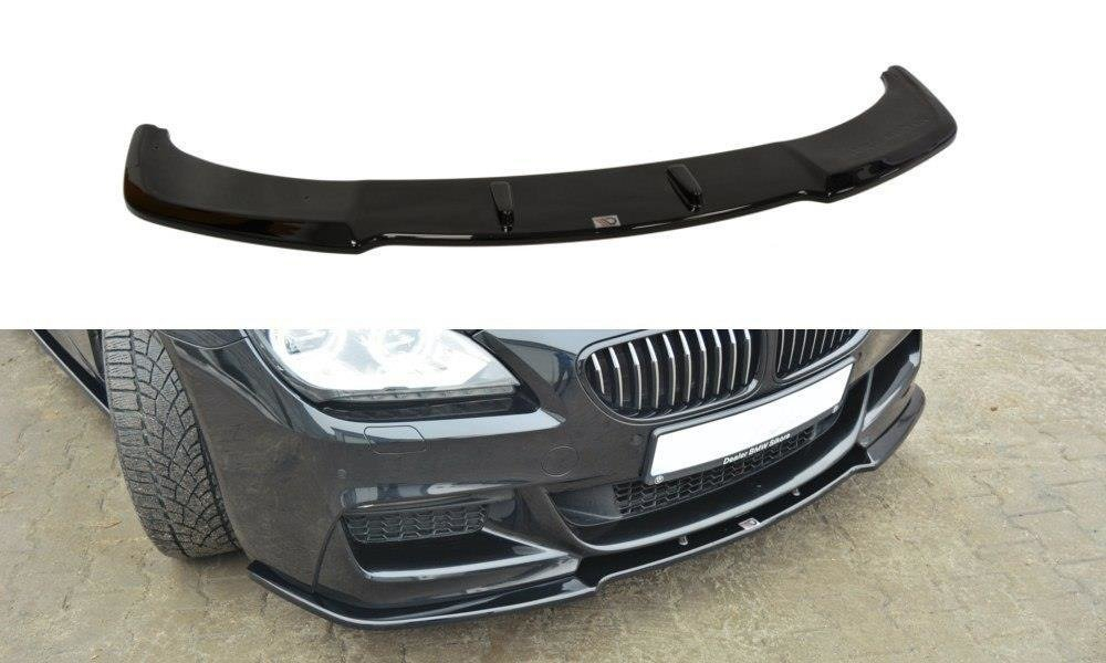 Maxton Design BMW 6 Series F06 MSport Gran Coupe Front Lip - Gloss (2011-2015) 1 BMW 6 Series F06 MSport Gran Coupe Front Lip