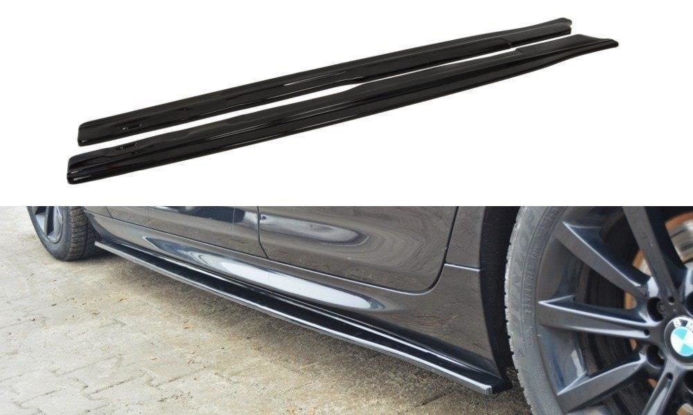 Maxton Design BMW 6 Series F06 MSport Gran Coupe Side Skirt Extensions - Gloss (2011-2015) 1 bm 6 06 gc m pack sd1g