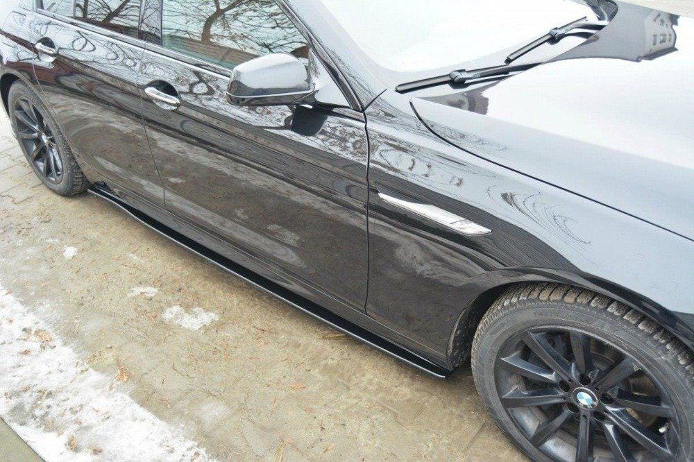 Maxton Design BMW 6 Series F06 MSport Gran Coupe Side Skirt Extensions - Gloss (2011-2015) 3 bm 6 06 gc m pack sd1g 2