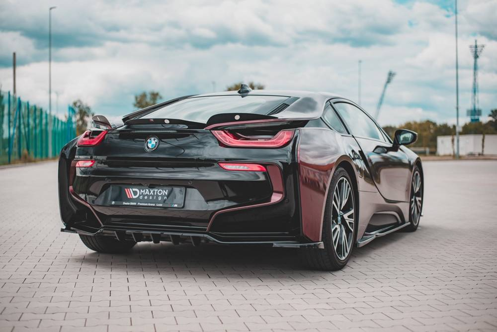Maxton Design BMW i8 Rear Splitter - Gloss (2014-2020) 3 bm i8 1 rd1t rd2t d