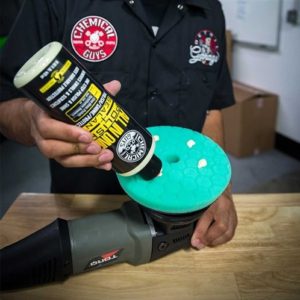 CHEMICAL GUYS - Green Hex Logic Quantum Heavy Polishing Pad (5.5" and 6.5") 13 bufx 113 hex5 5 5 hex logic quantum buffing pad green 2