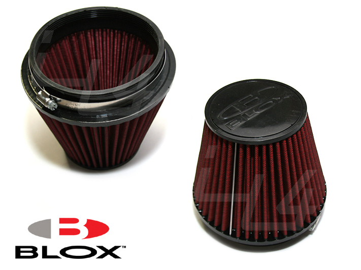 BLOX Racing Performance Air Filter Kit 3.0" (BXIM-00303) (Universal) 4 bx bxim 00302 6 1 3
