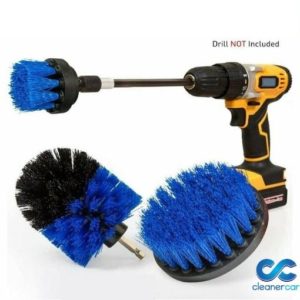 CleanerCar Medium Drill Upholstery and Carpet Brush Set