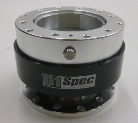 D1 Racing Spec Steering Wheel Quick-Release Ball-Lock System Blue (Universal) 2 d1 bls 1 3