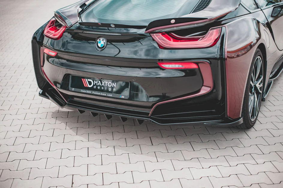 Maxton Design BMW i8 Rear Splitter - Gloss (2014-2020) 1 BMW i8 Rear Splitter