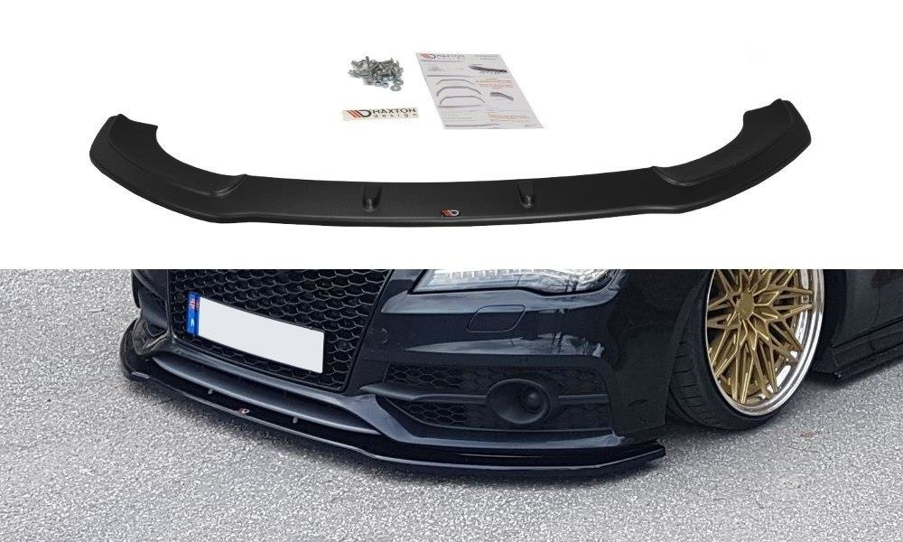 Maxton Design Audi A7 S-Line Front Lip V.2 - Gloss (C7 2010-2014) 1 Maxton Design Audi A7 S-Line Front Lip V.2 - Gloss (2010-2014)