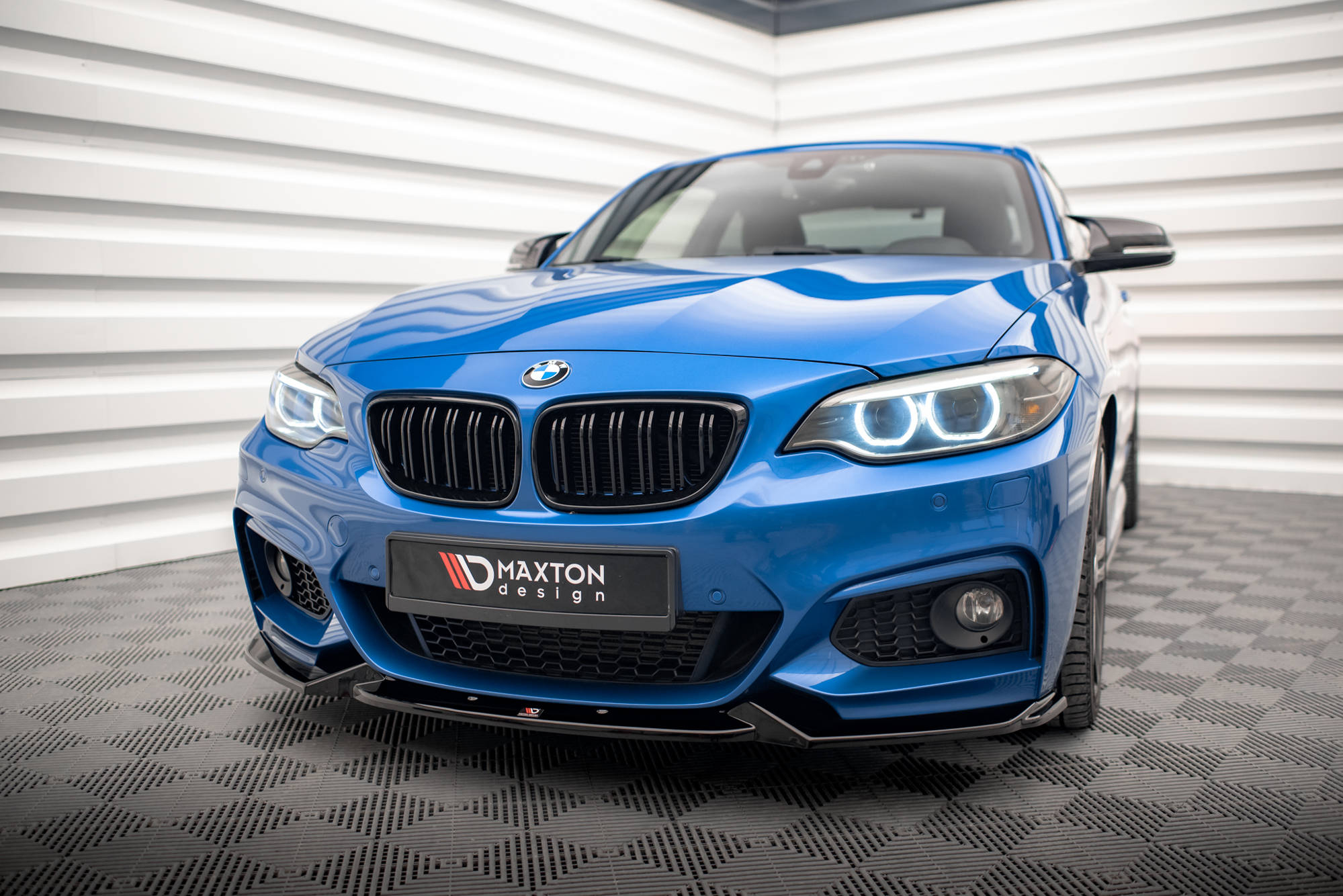 Maxton Design BMW 2-Series MSport Front Splitter V.2 - Gloss (F22 2013-2019) 4 eng pl front splitter v 2 bmw 2 m pack f22 16569 5