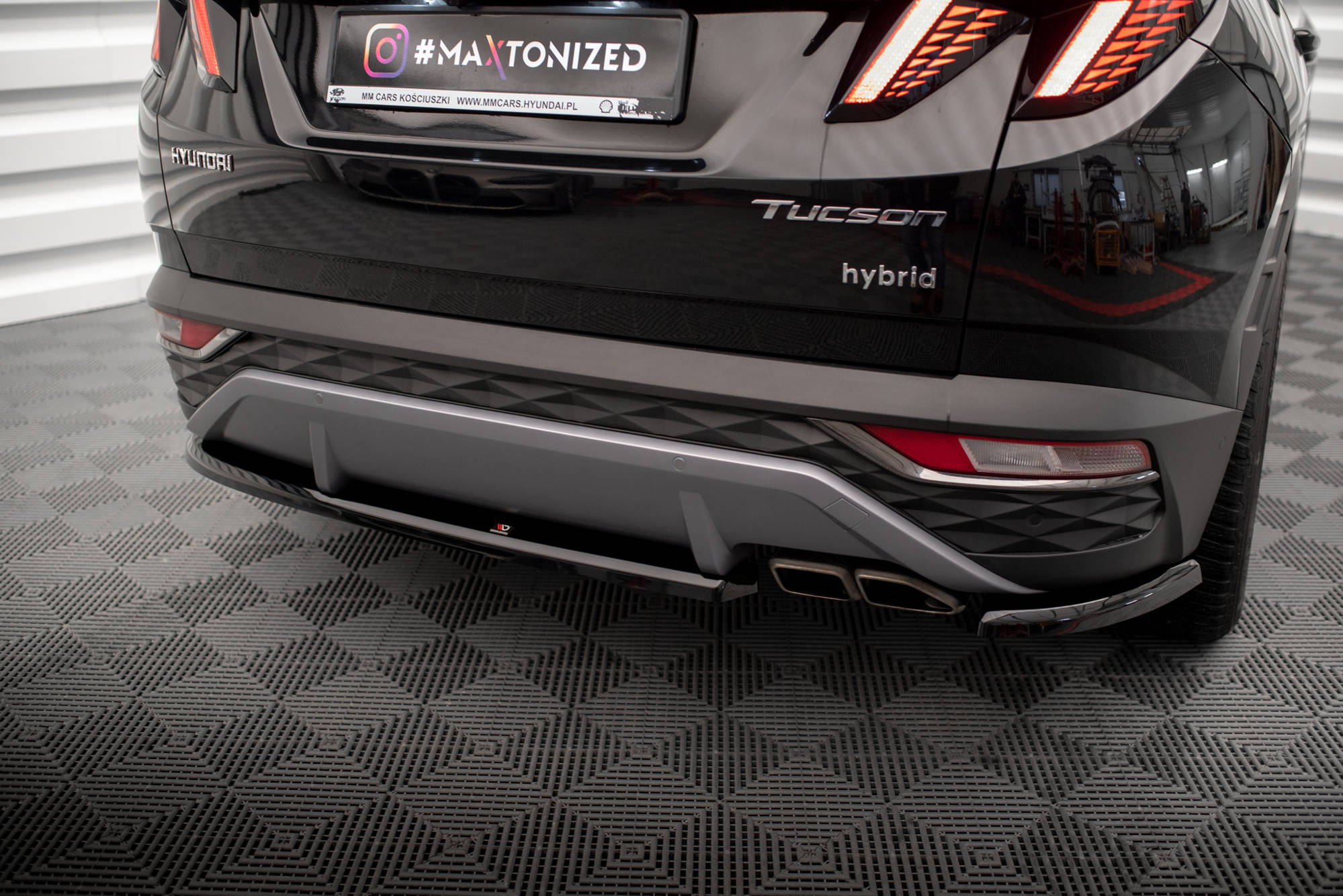 Maxton Design HYUNDAI Tucson Mk4 REAR SIDE SPLITTERS - GLOSS BLACK (2021-2024) 2 eng pl rear side splitters hyundai tucson mk4 18029 5