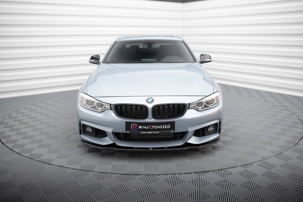 Maxton Design BMW 4-Series F32/F36 MSport Front Lip V.1 - Gloss (2013-2020) 6 Maxton Design BMW 4-Series F32/F36 MSport Front Lip V.1 - Gloss (2013-2020) - Image 6