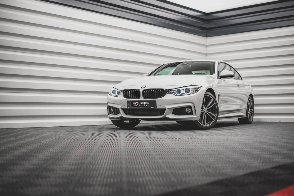 Maxton Design BMW 4 Series F32 MSport Front Lip V.2 - Gloss (2013-2020) 3 Maxton Design BMW 4 Series F32 MSport Front Lip V.2 - Gloss (2013-2020) - Image 3