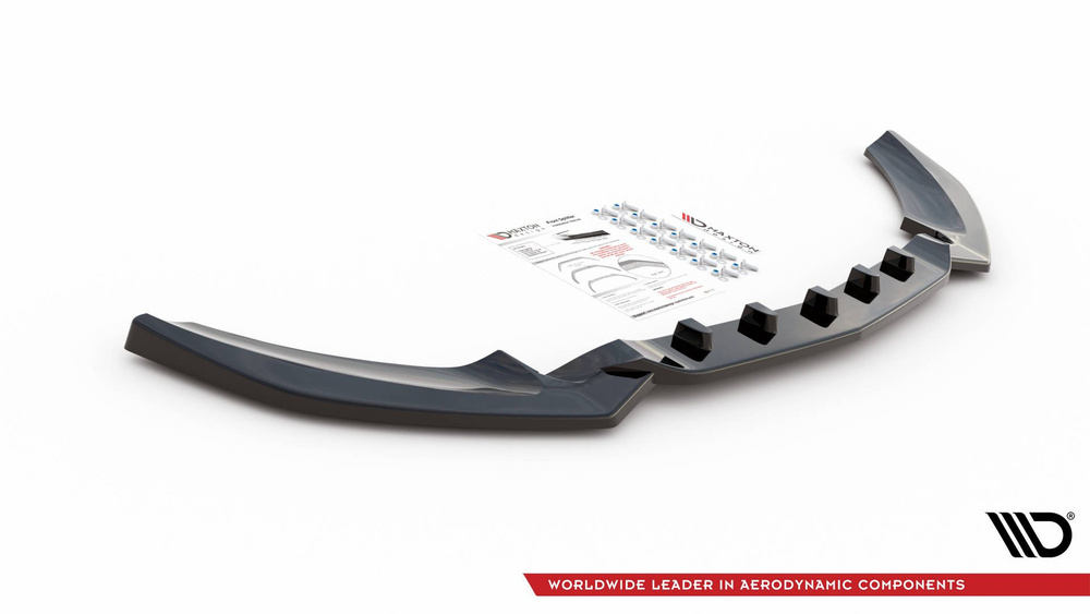 Maxton Design Mercedes C-Class Front Lip - Gloss (W205 2014-2018) 5 Maxton Design Mercedes C-Class Front Lip - Gloss (W205 2014-2018) - Image 5