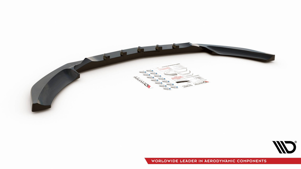 Maxton Design Mercedes C-Class Front Lip - Gloss (W205 2014-2018) 4 Maxton Design Mercedes C-Class Front Lip - Gloss (W205 2014-2018) - Image 4