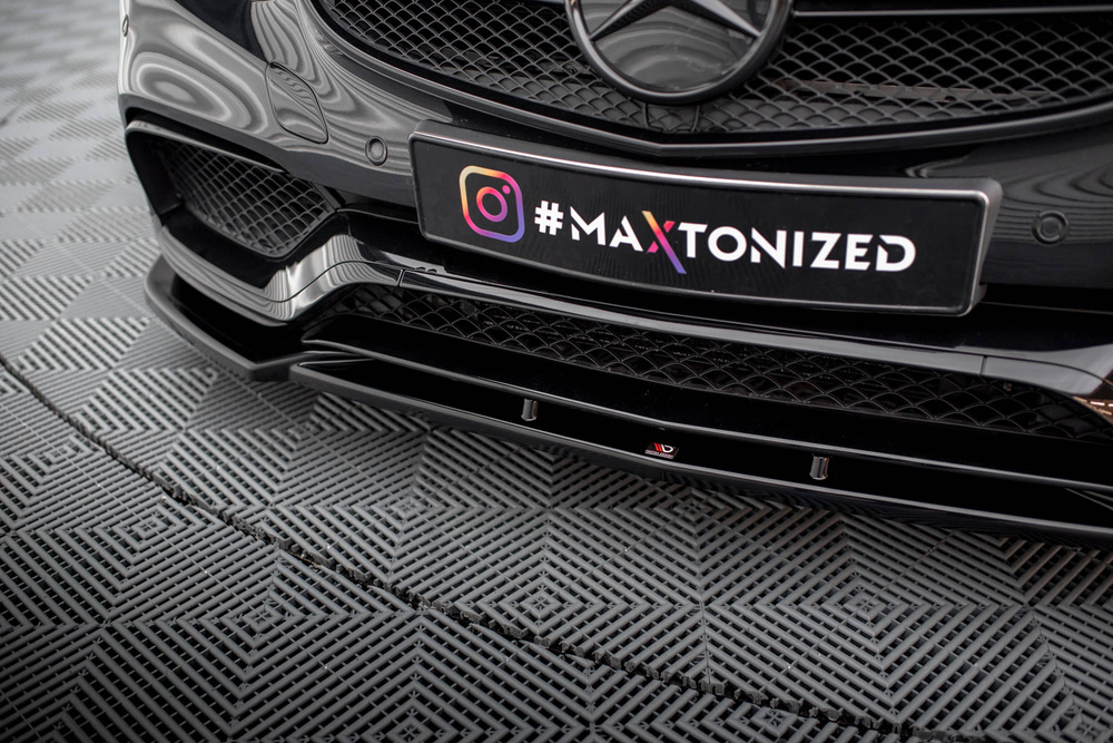 Maxton Design Mercedes E-Class AMG Front Splitter - Gloss (Facelift W212 2012-2016) 7 Maxton Design Mercedes E-Class AMG Front Splitter - Gloss (Facelift W212 2012-2016) - Image 7