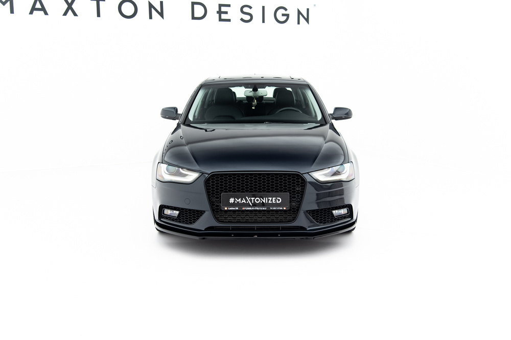 Maxton Design Audi A4 Front Lip v1- Gloss Black (B8.5 2011-2015) 7 Maxton Design Audi A4 Front Lip v1- Gloss Black (B8.5 2011-2015) - Image 7