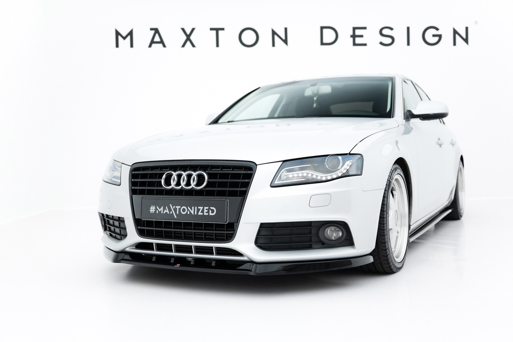 Maxton Design Audi A4 Front Lip v1 - Gloss (B8 2008-2011) 1 Maxton Design Audi A4 Front Lip v1 - Gloss (B8 2008-2011)