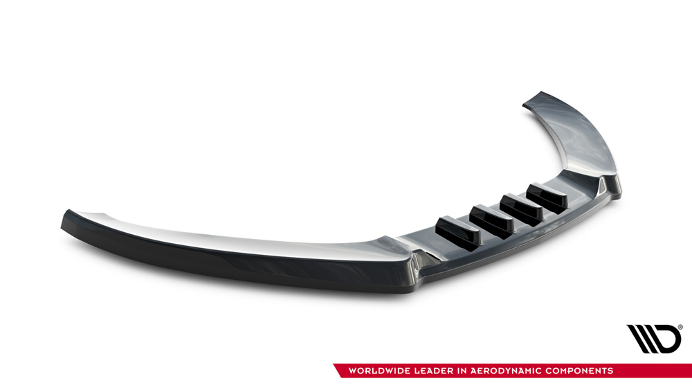 Maxton Design Audi A4 Front Lip v1 - Gloss (B8 2008-2011) 3 Maxton Design Audi A4 Front Lip v1 - Gloss (B8 2008-2011) - Image 3