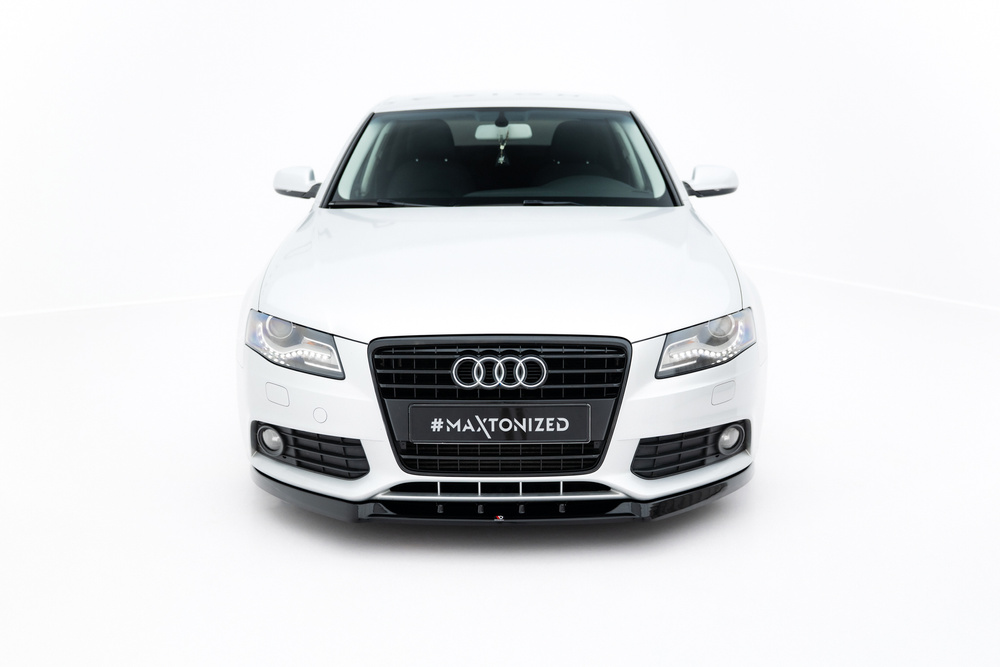 Maxton Design Audi A4 Front Lip v1 - Gloss (B8 2008-2011) 4 Maxton Design Audi A4 Front Lip v1 - Gloss (B8 2008-2011) - Image 4