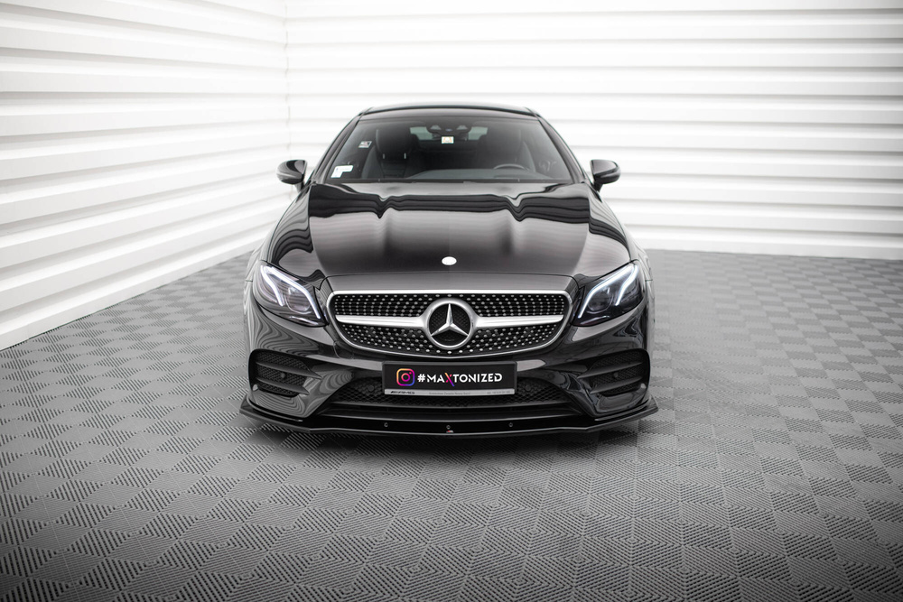 Maxton Design Mercedes E-Class AMG-Line Front Splitter Coupe - Gloss (W213 2016-2021) 8 Maxton Design Mercedes E-Class AMG-Line Front Splitter Coupe - Gloss (W213 2016-2021) - Image 8