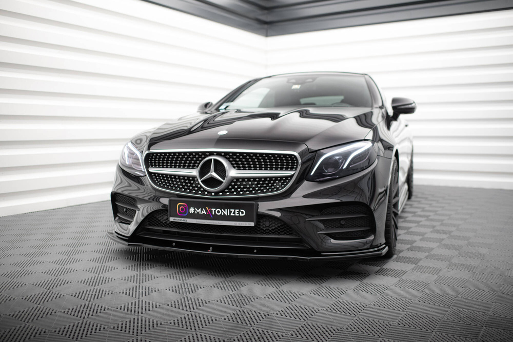 Maxton Design Mercedes E-Class AMG-Line Front Splitter Coupe - Gloss (W213 2016-2021) 6 Maxton Design Mercedes E-Class AMG-Line Front Splitter Coupe - Gloss (W213 2016-2021) - Image 6