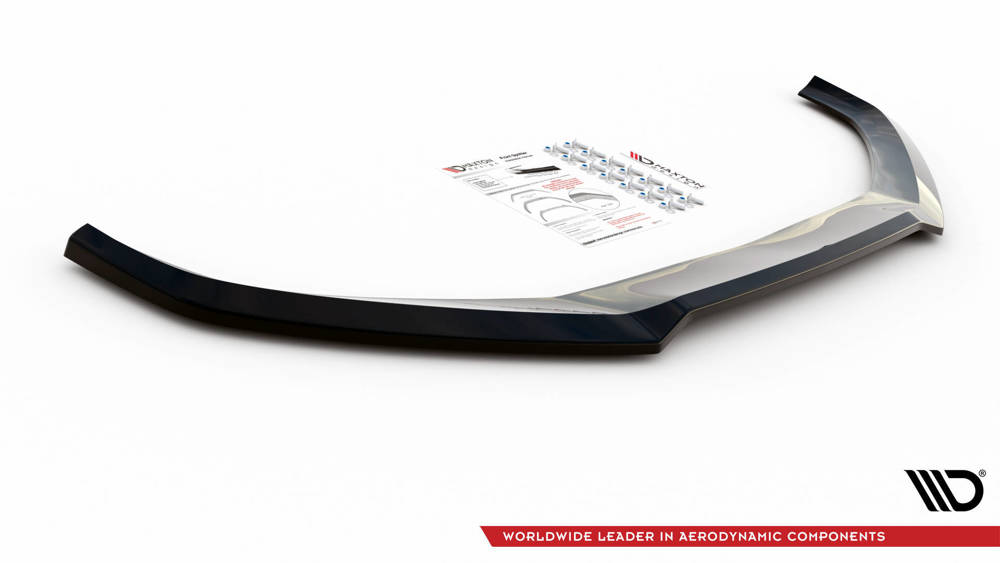 Maxton Design Audi A4 Saloon Front Lip V.2 - Gloss (B9 2015-2019) 5 Maxton Design Audi A4 Saloon Front Lip V.2 - Gloss (B9 2015-2019) - Image 5