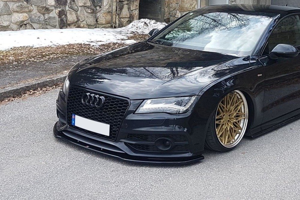 Maxton Design Audi A7 S-Line Front Lip V.2 - Gloss (C7 2010-2014) 6 Maxton Design Audi A7 S-Line Front Lip V.2 - Gloss (C7 2010-2014) - Image 6