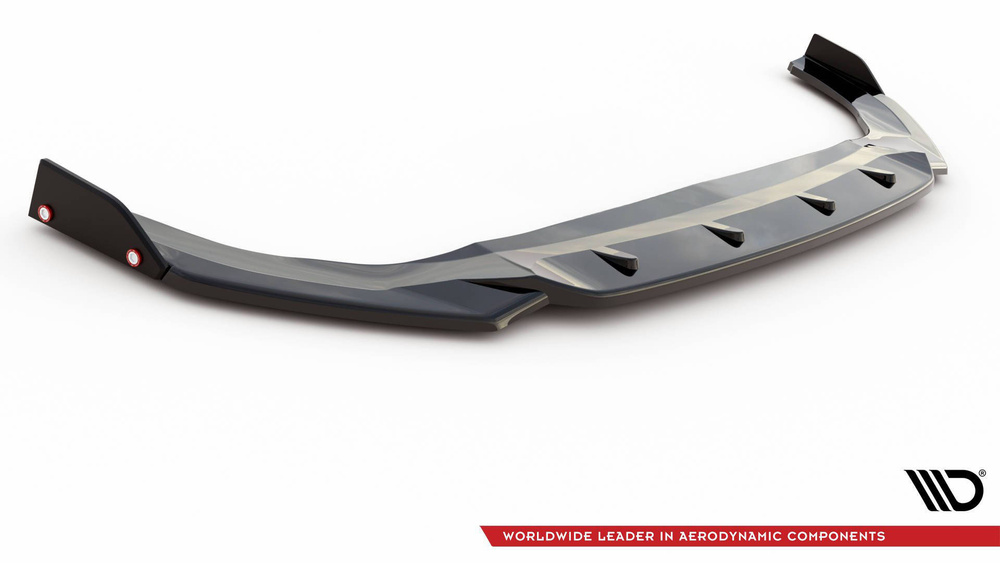 Maxton Design VW Golf 8 GTi / R-Line Front Lip V2 - Gloss (Mk8 2019-2024) 3 Maxton Design VW Golf 8 GTi / R-Line Front Lip V2 - Gloss (Mk8 2019-2024) - Image 3